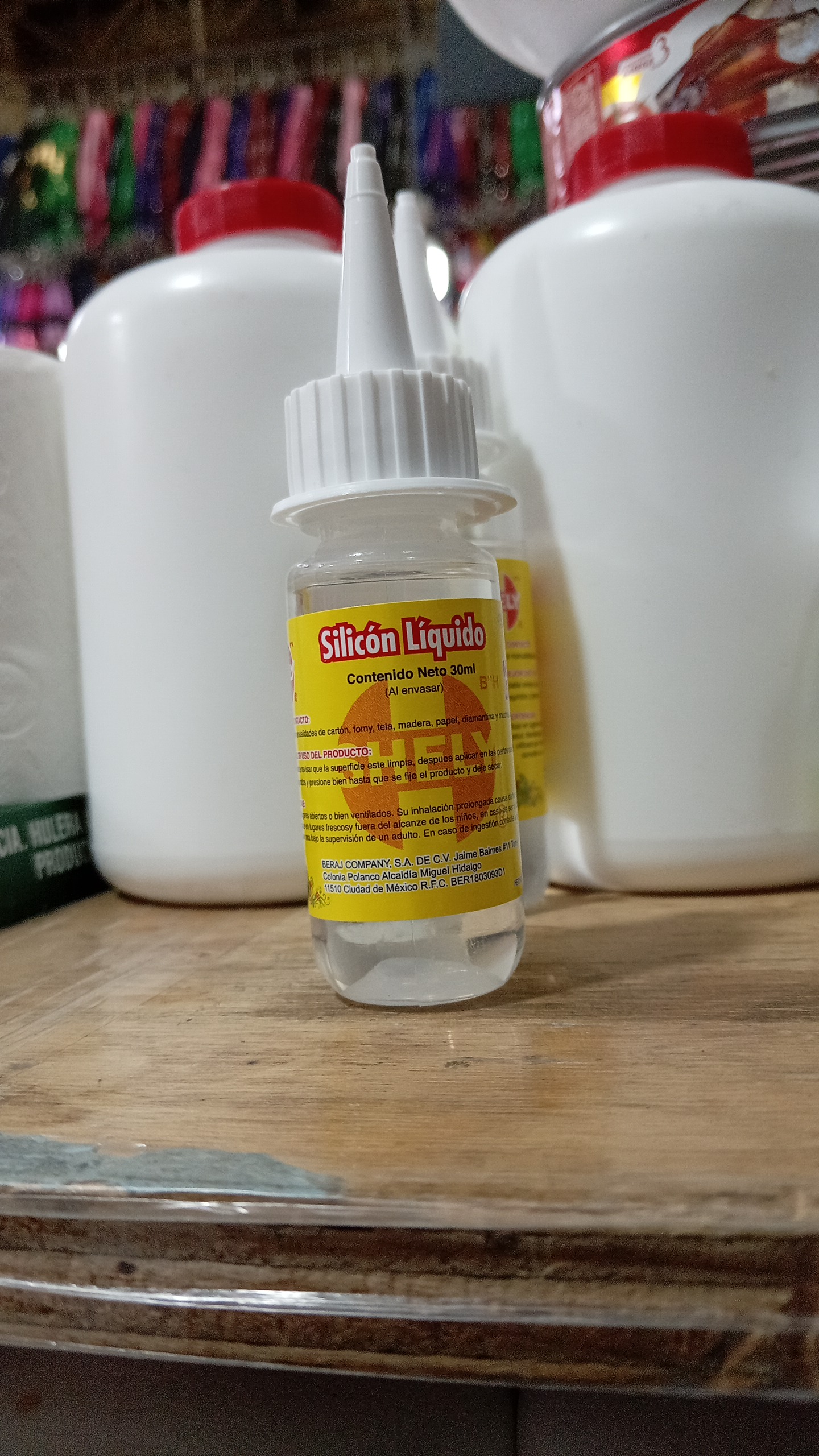 SILICÓN DE 30 ML MARCA SHELY